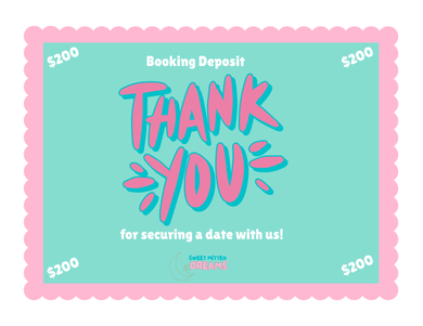 Glamping Tent Rental Booking Deposit - sweet mitten dreams