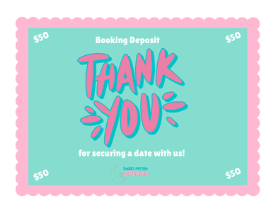 Party Rental Booking Deposit - sweet mitten dreams