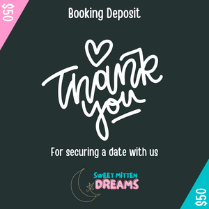Party Rental Booking Deposit - sweet mitten dreams